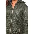 thumbnail image 3 of White Mark Manteau Matelassé pour Femmes, 3 of 5