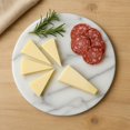 thumbnail image 3 of Plato para servir Creative Home Natural Marble Stone Lazy Susan, 3 of 7
