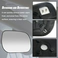 thumbnail image 3 of Right Side Heated Mirror Glass w/Backing Plate Fit for 06-12 Toyota RAV4, 3 of 11