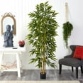 thumbnail image 5 of Nearly Natural 6' Bamboo Artificial Tree, 5 of 6