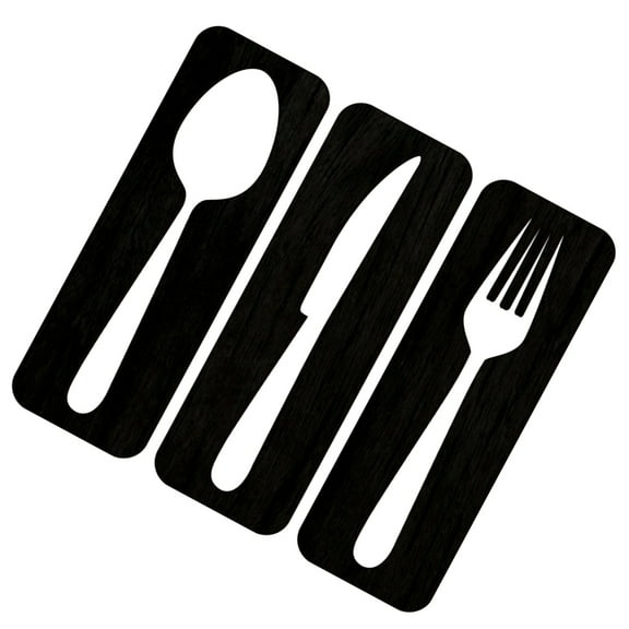 GOOHOCHY Wooden Kitchen Wall Art Decor for Dining Room Above Cabinets Farmhouse Decor Assorted Color 1 Set