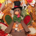 thumbnail image 4 of Fall Wreath 17 Inches Front Door Wreath  Autumn Wreath with Maple Leaf Berry  Pumpkins Wreath with String Light Festival Home Decor, 4 of 9