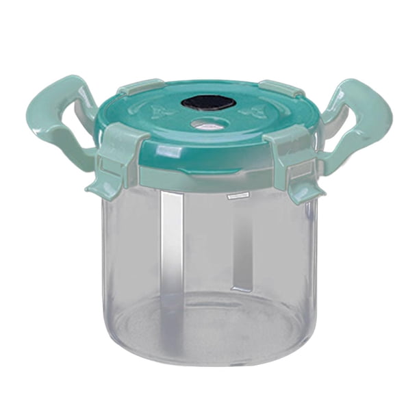 Frasco de kimchi, botella, olla con tapa, lata de almacenamiento de chucrut, recipiente de vidrio 2.5L
