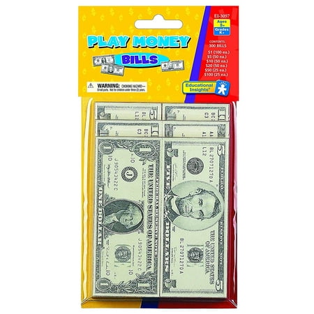 UPC 086002030573 product image for Educational Insights Play Money - Bills | upcitemdb.com