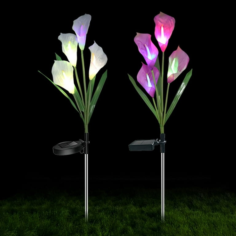  White Calla Lily Lamp Table Lamp LED Simulation Calla