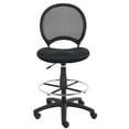 thumbnail image 4 of Boss Office Products Mesh Drafting Stool with Casters, Black, 4 of 6