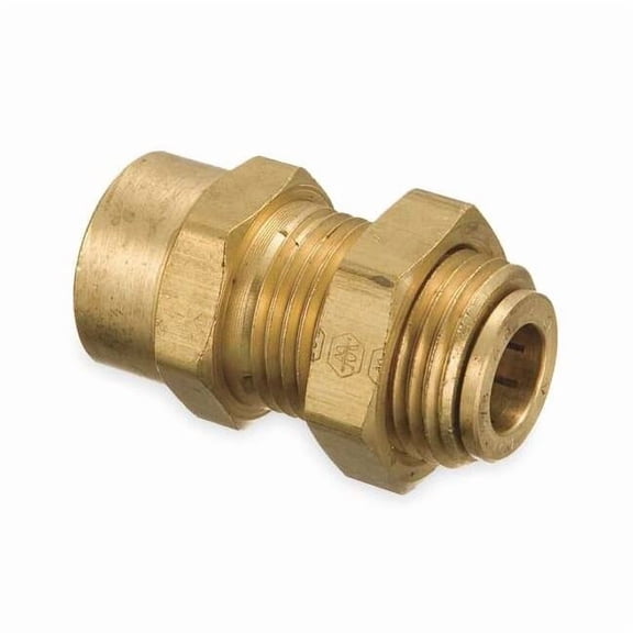 Weatherhead Female Bulkhead,1/4-18,1/4 In Tube Sz 1873X4X4