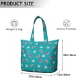 thumbnail image 5 of Large Capacity Weekender Bag with Watermelon Print Tropical Summer Patterns Lightweight Travel Tote Bag Featuring Fresh Fruit Cute Beach Aesthetic, 5 of 5
