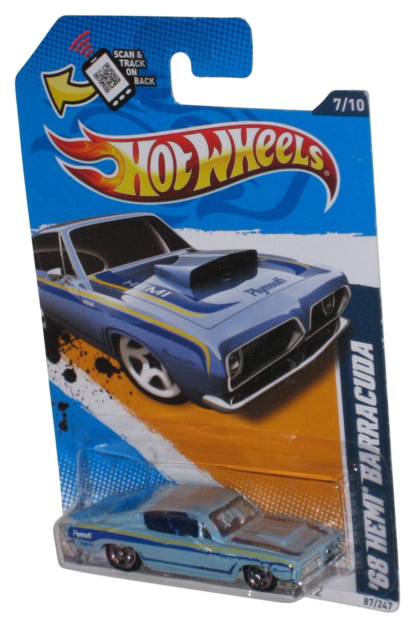 Hot Wheels HW Racing '12 (2011) Blue '70 Dodge Hemi Challenger Toy
