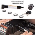 thumbnail image 3 of Carbon Steel Trailer Hitch Lock Portable Anti-lost Universal Automotive Automobile Dustproof Anti-corrosive Powder Coating Pin Part Accessories with 2 Keys, 3 of 9