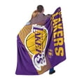 thumbnail image 3 of Los Angeles Lakers Northwest NBA Officially Licensed Raschel Throw Blanket - 60" x 80", 3 of 5