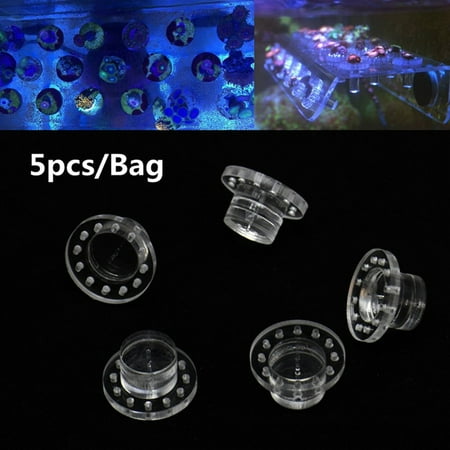 Moaere 5Pcs Bag Acrylic Marine Aquarium Coral Frag Plug Kit Reef Fish Tank