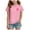 Pink, variant on idosla Girls Summer T Shirts Loose Curved Hem Short Sleeve Shirt Athletic Casual Tops Tees (Dark Gray, 140)