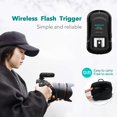 thumbnail image 3 of Set de transmisor y receptor inalámbrico Flash Trigger AODELAN, 3 of 8