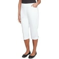 thumbnail image 3 of Alfred Dunner Womens Novelty Cuff Tummy Control Capri, 3 of 4