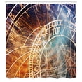 thumbnail image 3 of Ambesonne Astrology Shower Curtain, Old Prague Horoscope, 69"Wx84"L, Multicolor, 3 of 3
