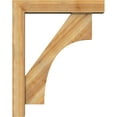 thumbnail image 3 of Ekena Millwork 6"W x 30"D x 38"H Westlake Block Rough Sawn Bracket w/ Offset Brace, Western Red Cedar, 3 of 25