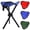 Random Color, variant on Opolski Folding Chair Portable Outdoor Camping Garden Travel Canvas Tripod Stool Chair