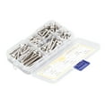 thumbnail image 4 of Metal Screws, 115PCS Rustproof M4.2 Hex Self Drilling Screw Durable With Storage Box For Plastic, 4 of 8