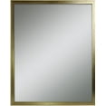 thumbnail image 1 of Hometrends Ultima Brush Wall Mirror, Rectangular Mirror, 16.50x19.50in, Brushed Gold, 1 of 5