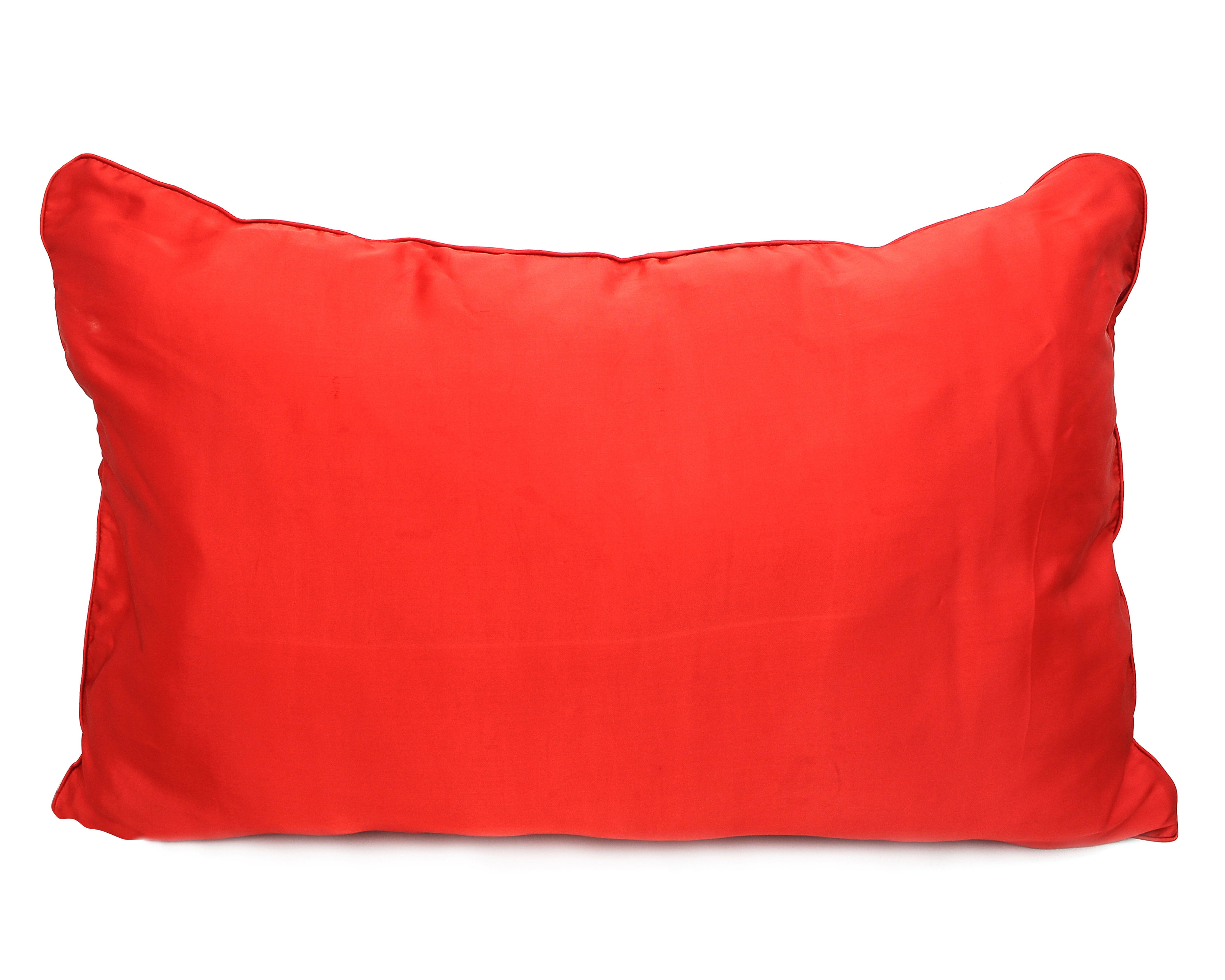 Red Natural Silk Pillow Covers Bed Pillow Cases King Size King 36 x 20