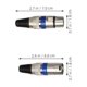 thumbnail image 2 of Moluckfu 10Ud Adaptador Conector Micrófono Xlr Con Para Equipos De Grabación Y Streaming, 2 of 8