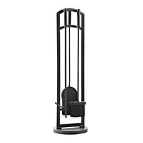 Pleasant Hearth FA219TA Arched 4 Piece Steel Fireplace Toolset