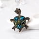 thumbnail image 5 of Broche de tortuga Hugo Pin de cristal, 5 of 10