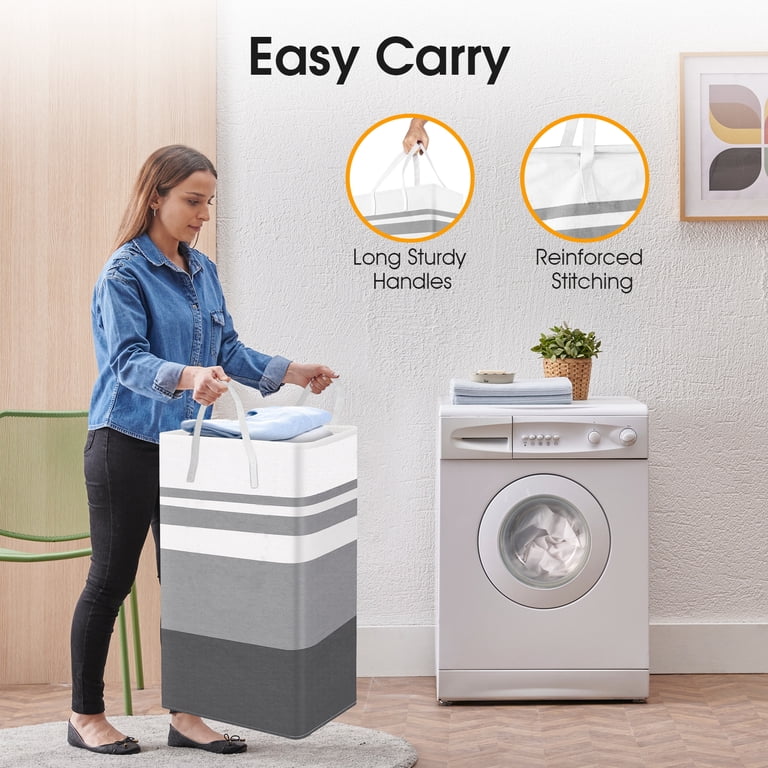 Qunler 2-Pack 75L Large Freestanding Laundry Hampers photo 6