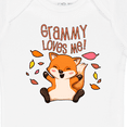 thumbnail image 4 of Inktastic Grammy Loves Me- Cute Baby Fox Boys or Girls Baby Bodysuit, 4 of 5