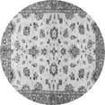 thumbnail image 1 of Ahgly Company Indoor Round Oriental Gray Traditional Area Rugs, 6' Round, 1 of 4