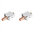thumbnail image 1 of 2X para la Impresora 3D V400, Piezas del Extrusor de la Boquilla del Hotend, Cabezal de Impresión, Bloque de de Latón, Garganta Revestida de Cobre, 1 of 3