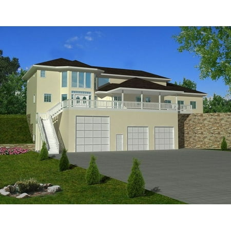 001-3239: Prairie 2 Bed, 2 Bath Luxury Home Plan, 2717 Sq Ft: Full Blueprints with License to Build by Home Plan Marketplace - Lesuto