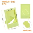 thumbnail image 2 of 6 Pcs Mini Picture Frames 2.4 x 3.6 Inch Rectangle Small Picture Photo Frame Holder for Tabletop Display Photos Paintings Landscape Posters Artwork, Dark Green, 2 of 5