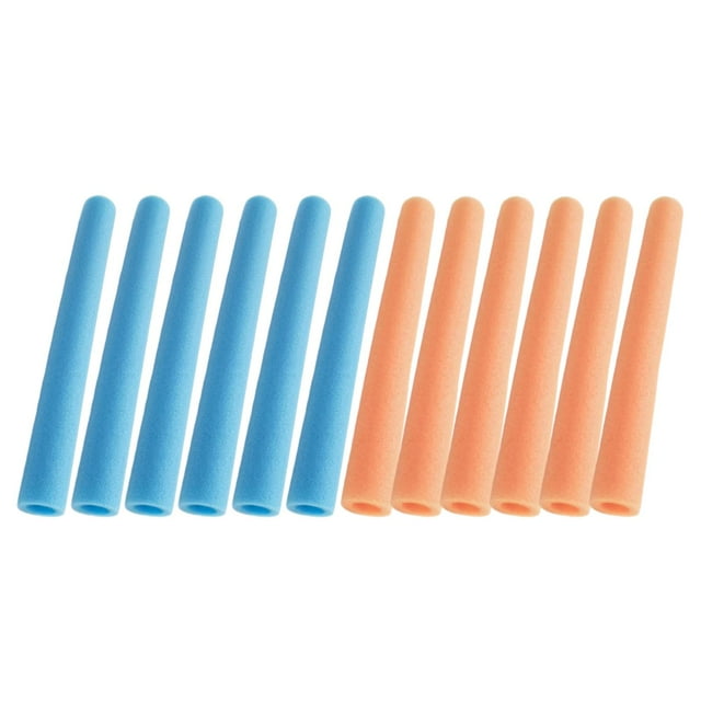 Almencla 12 Pcs Enceinte de Trampoline Manches en Mousse Rembourrage pour Intérieur Extérieur Bleu Orange