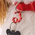 thumbnail image 2 of Rubit! Rhinestone Heart Shaped Dog Tag Clip Pink Medium, 2 of 4