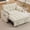 Beige, variant on Soscana Convertible Sofa Bed Loveseat with Adjustable Backrest,3 in 1 Sleeper Sofa Pull Out Bed Reclining Couch with 2 Lumbar Cushions and Storage Side Pockets for Living Room,Apt,Office,Studio