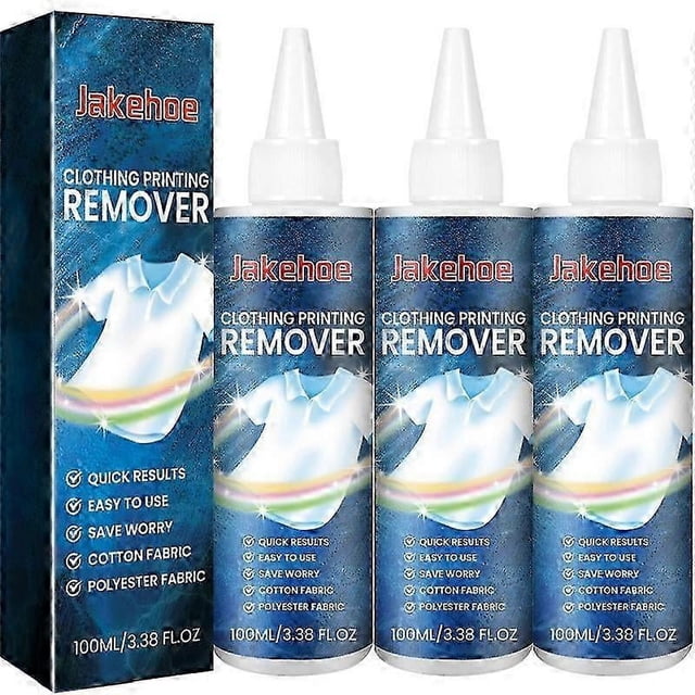 Heat Transfer Remover for Fabric 100ml Clothing Printing Quick Remover Adhesive Remover Powerful Residues Remover 26s