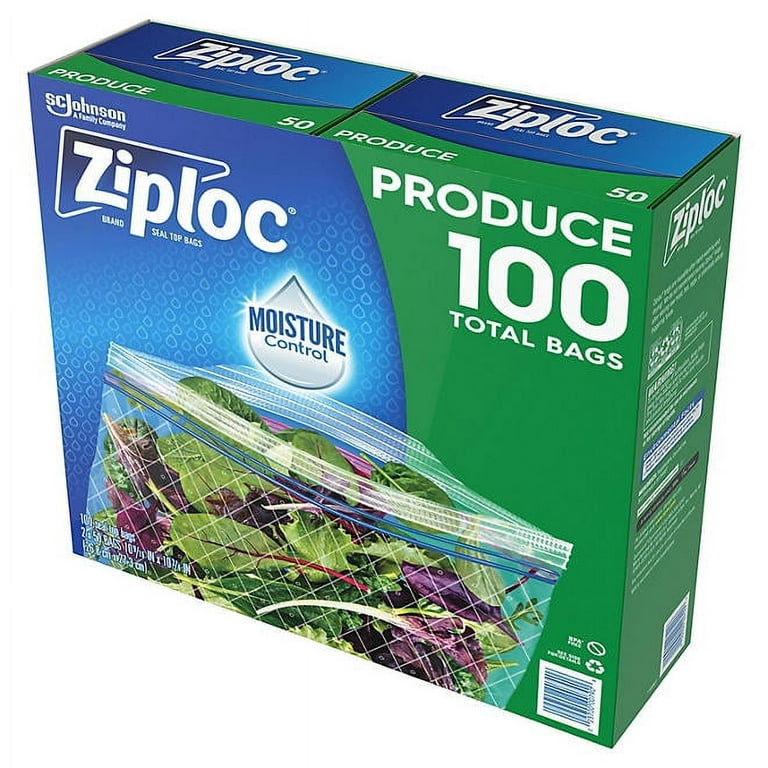 Ziploc Produce Bags w/ Seal Top (100 ct.) - Sam's Club