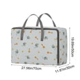 thumbnail image 3 of Heavy Duty Storage With Reinforced Handles Extra Large Storage Bags For Clothes Tote Bag Thickened Double Zipper For Space Saving Travel, 3 of 6