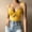 Yellow, variant on Women's Sexy Corset Crop Tops Solid Color Sleeveless Deep V Neck Wrap Vest Twist Front Criss Cross Ruched Back Straps Tank Tops Slim Fit Cut out Bustier Shirts