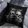 thumbnail image 2 of Castle Fairy Gothic Skull Fabric by the Yard 1 Yard for Teens,Chic Flower Home Decor Fabric by the Yard,Happy Halloween Room Decor Fabric by the Yard,Super Cozy Room Decor, 2 of 6