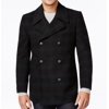 Tallia NEW Black Green Mens Size 4XL Five-Pocket Button Down Peacoat