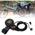 thumbnail image 5 of FYBTO Scooter Control Panel, Electric Scooter Thumb Throttle Display Dashboard Control Panel with USB 24V 36V 48V-0621, 5 of 5