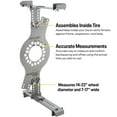 thumbnail image 3 of WheelWise™ Wheel Fitment Simulator Tire/Rim Fit Size Measuring Mockup Tool, Supports 14 to 20 Inch Wheel Diameters and 7 to 10 Inch Wheel Widths, 5-Lug Metric Wheel Bolt Pattern, 3 of 11