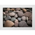 thumbnail image 3 of Karyn Millet 14x11 White Modern Wood Framed Wall Art Titled - Pebble Patch I, 3 of 5