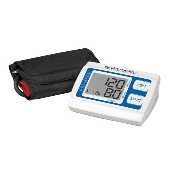 SmartHeart Automatic Arm Digital Blood Pressure Monitor w/ Wide-Range Cuff (2-Person memory, 60 ea.)