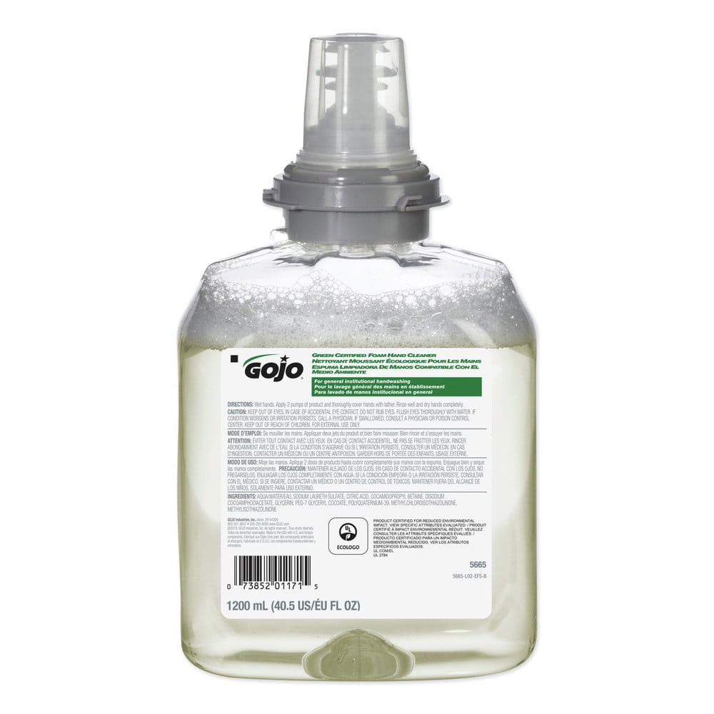 4/cs Shop Soap GoJo 7265-04 GoJo Multi Green Hand Cleaner Refills 2000mL 
