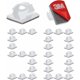 thumbnail image 1 of 50 clips para cables adhesivos 3M duraderos, organizador de cables, organizador de cables, 1 of 4