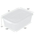 thumbnail image 2 of Sandmovie 12 Packs Latch Containers with Lid, Plastic Clear Storage Bins, 14 L, 2 of 7